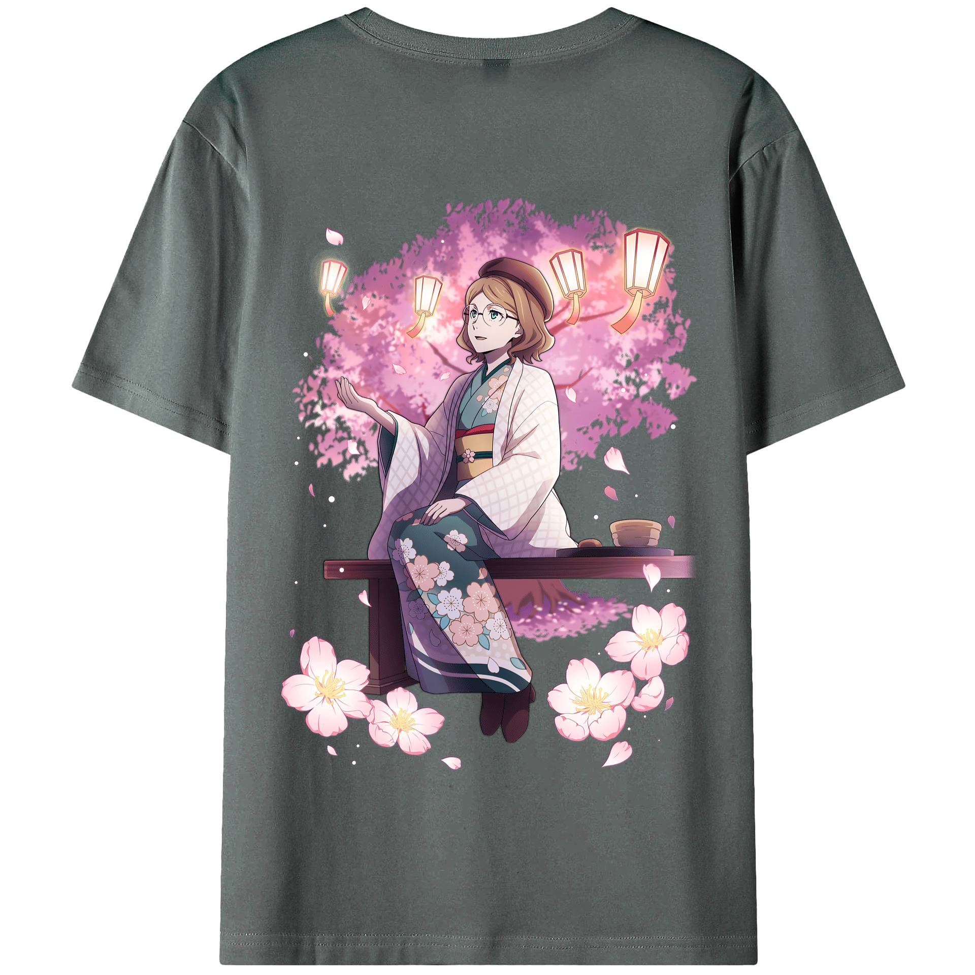 （画像用） 文豪ストレイドッグス Bungo Stray Dogs 綿100％半袖Tシャツ（背面プリント）